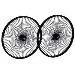 26 140 spokes wheel set black